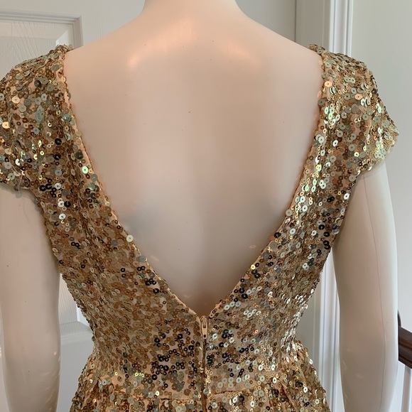 B. Darlin Sequin Fit Flare Dress - Picture 7 of 7